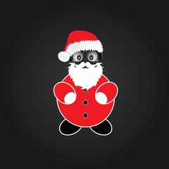 santa claus icon illustration