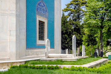 Bursa, Turkey, 01 May 2012: Tomb of Celebi Sultan Mehmet © Kayihan