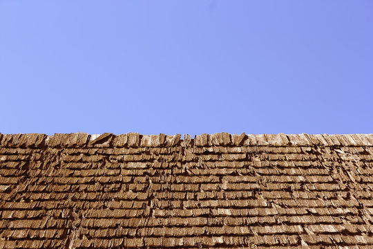abstract image of shingle roof
