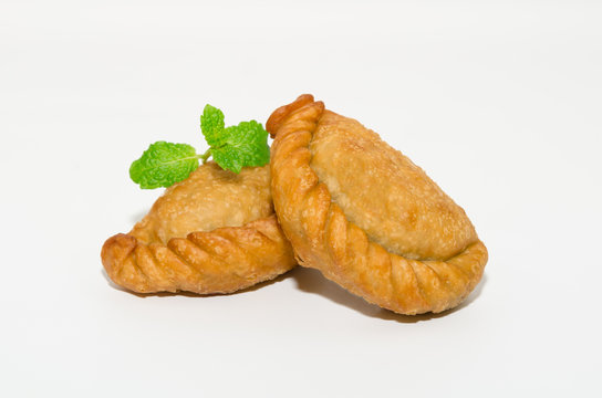 Empanadas. Homemade stuffed beef empanadas. Traditional colombian empanadas