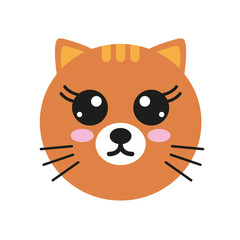 Vector illustration with cat