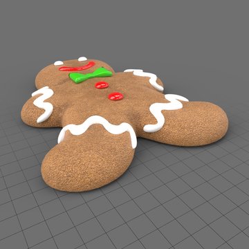 Gingerbread man cookie