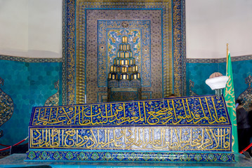 Bursa, Turkey, 01 May 2012: Tomb of Celebi Sultan Mehmet © Kayihan