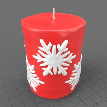 Small Christmas candle