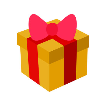 Gift emoji vector