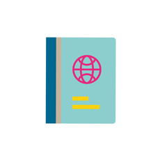 Vector illustration of travel passport