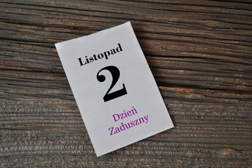 2 listopada - Dzień Zaduszny