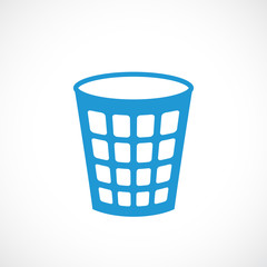 Paper bin vector icon