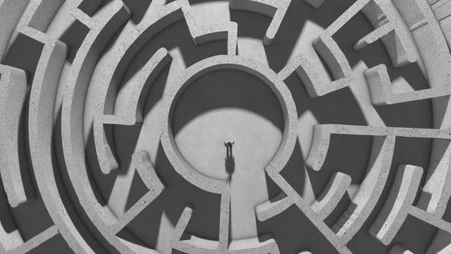 Mental illness personality disorder insane schizophrenia labyrinth abstract