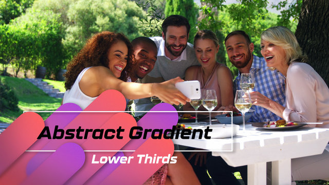 Abstract Gradient Lower Thirds