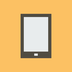 Silhouette icon tablet