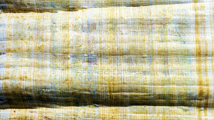 Torn Yellow Brown Papyrus Paper