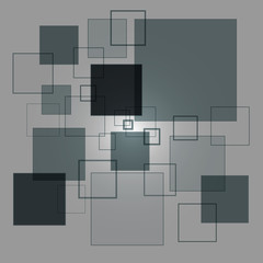 Abstract background with gray squares