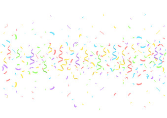 Colorful confetti background