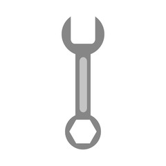 Wrench isolated symbol