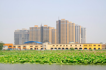 Urban construction scene, China