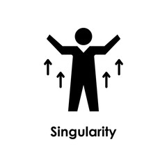 businessman, arrow, singularity icon. Element of business icon for mobile concept and web apps. Detailed businessman, arrow, singularity icon can be used for web and mobile