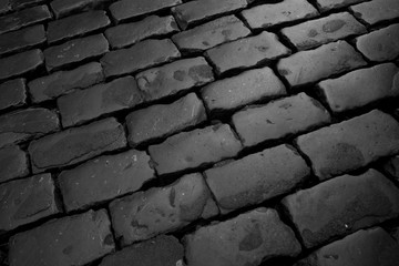 lastricato di strada antica