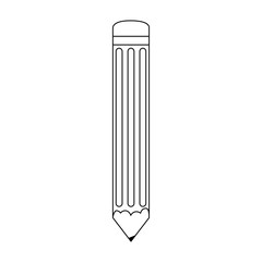 Wooden pencil symbol