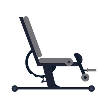 Gym lefs press equipment