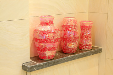 Purple ceramic decoration