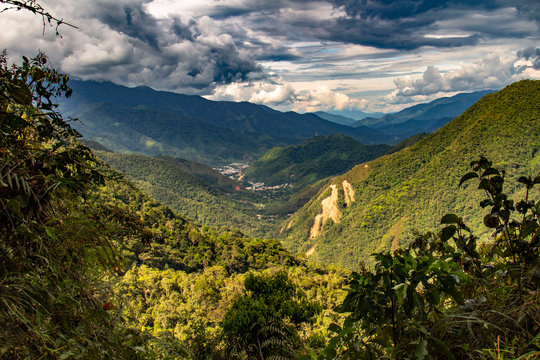 Vista del parco nazionale Podocarpus, Ecuador