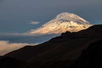 Fototapeta premium Il bellissimo vulcano Chimborazo, Ecuador