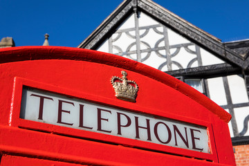 Red Telephone Box in Chester