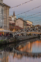 Walking in Milan Navigli