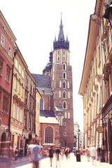 Fototapeta na wymiar Krakow St Florian Street