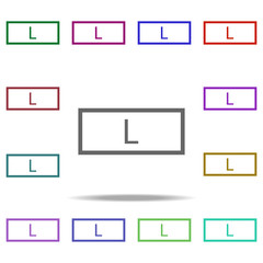 large icon. Elements of laundry in multi color style icons. Simple icon for websites, web design, mobile app, info graphics