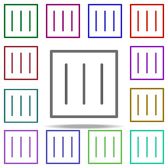 drip dry icon. Elements of laundry in multi color style icons. Simple icon for websites, web design, mobile app, info graphics