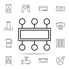 cpu icon. internet things icons universal set for web and mobile