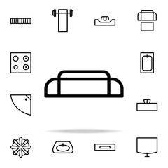 sofa icon. furnitures icons universal set for web and mobile