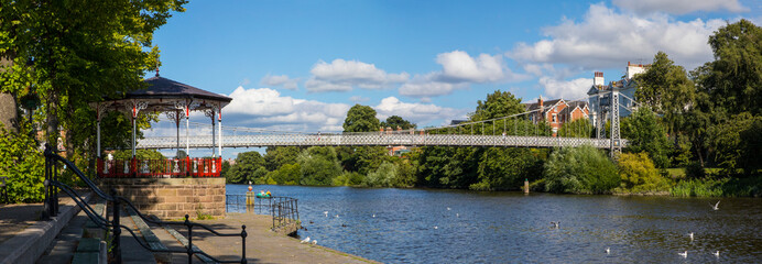 River Dee in Chester - obrazy, fototapety, plakaty