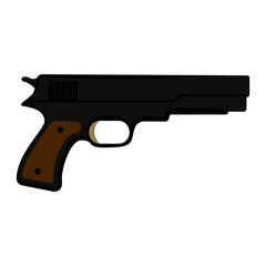 Fototapeta premium Isolated revolver icon. Weapon. Vector illustration design