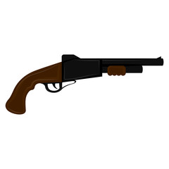 Isolated antique weapon icon. Vector illustration design