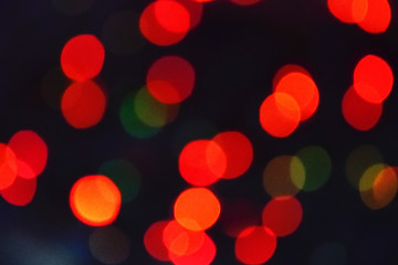 Colorful lights bokeh background, Chrismas