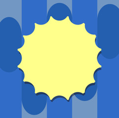 Business Empty template for Layout for invitation greeting card promotion poster voucher. Blank Seal with Shadow for Label Emblem Monogram Stamp Symbol Best Quality