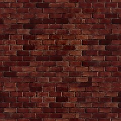 seamless texture of the dark brown brick.