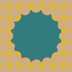 Design business Empty template isolated Minimalist graphic layout template for advertising . Blank Seal with Shadow for Label Emblem Monogram Stamp Symbol Best Quality