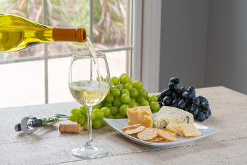 White Wine with Cheese