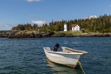 Fototapeta na wymiar Little River Lighthouse Cutler Maine