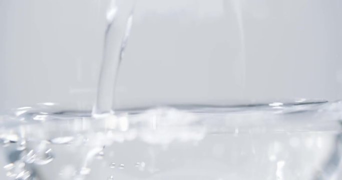 Wine Glass Filing Up With Water