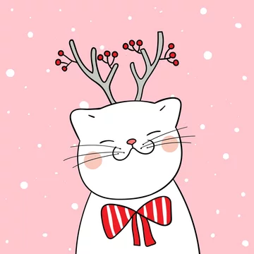 A white cat wearing coat and hat in the winter illustration 2162284 Vector  Art at Vecteezy