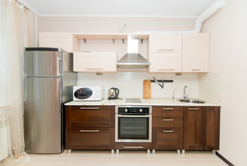 Photo of the light kitchen room