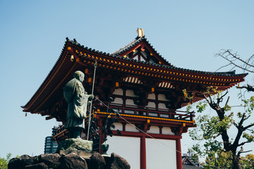 iron Buddha Statue in shitennoji