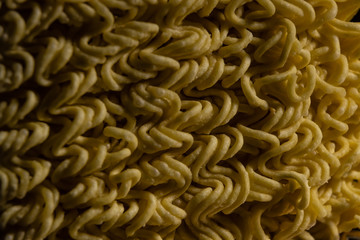Noodles noodles close-up without water. Item Structure