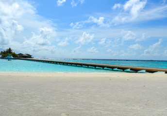 Maldives Resort Entrance