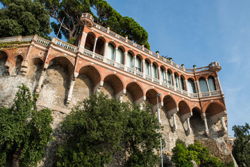 Obraz premium Views of Genoa city, Italy, Trabel Europe,